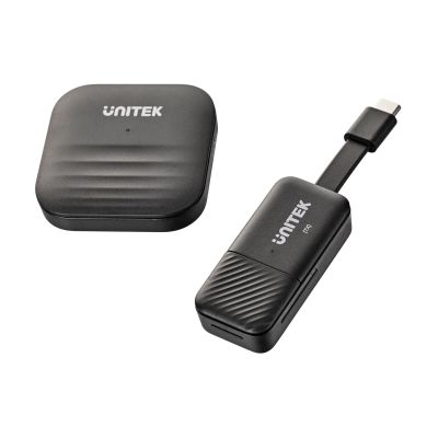 4. UNITEK BEZPRZEWODOWY NADAJNIK HDMI DO 50M, USB-C, CZARNY
