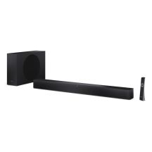Listwa dźwiękowa Sharp 2.1 Dolby Atmos/DTS Virtual:X z wąskim bezprzewodowym subwooferem | Głośnik HT-SBW310 | 330 W | Łączność Bluetooth | Połączenie bezprzewodowe