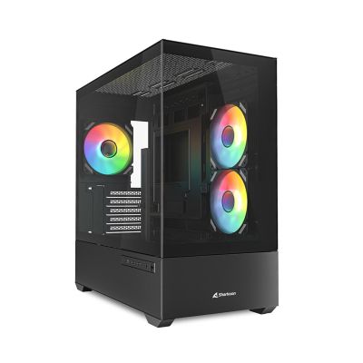 10. Etui Sharkoon MK6 RGB Micro-ATX 1xGlass Czarne