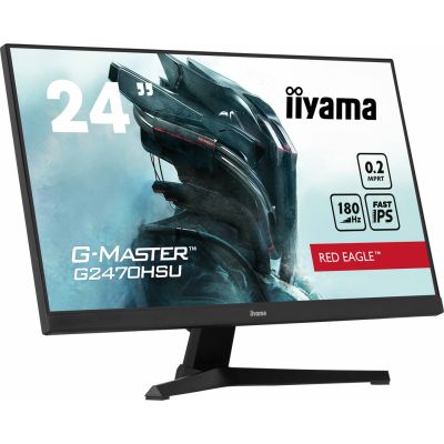 5. iiyama G-MASTER G2470HSU-B6 monitor komputerowy 60,5 cm (23.8") 1920 x 1080 px Full HD LCD Czarny