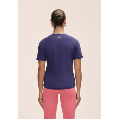 4. Koszulka treningowa damska Casall Essential Tee fioletowy