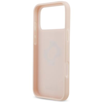 7. Etui Guess Grained Big 4G & Classic Logo na iPhone 17 Pro Max - różowe