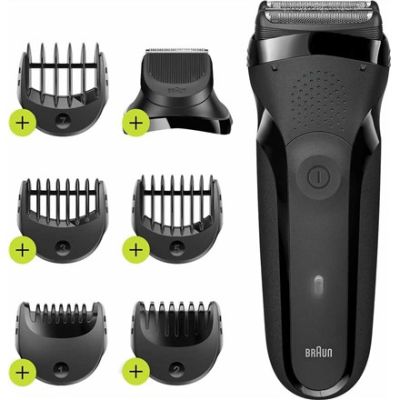 5. Braun Series 3 300BT Golarka rotacyjna Przycinarka Czarny