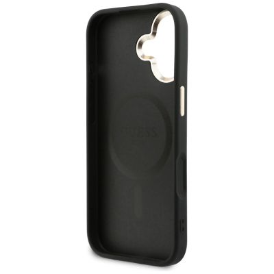 7. Etui Guess Perforated 4G MagSafe na iPhone 17 - czarne