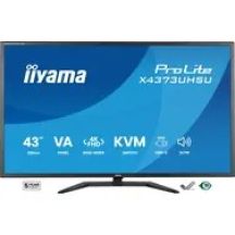 iiyama ProLite X4373UHSU-B2 monitor komputerowy 108 cm (42.5") 3840 x 2160 px 4K Ultra HD LED Czarny