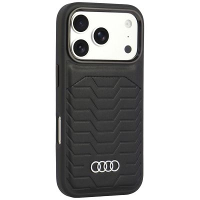 2. Etui Audi GT Synthetic Leather MagSafe na iPhone 18 Pro / 17 Pro - czarne