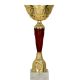 3. Puchar metalowy złoto-burgundowy