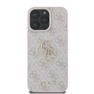 3. Etui Guess 4G Big Logo na iPhone 16 Pro Max - różowe