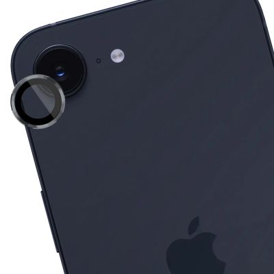 5. Szkło hartowane na obiektyw aparatu 3mk Lens Protection Pro do iPhone 16e - szare