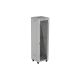 13. LANBERG SZAFA INSTALACYJNA RACK STOJĄCA 19" 42U 600X600 SZARA DRZWI PRZESZKLONE LCD (FLAT PACK) V2