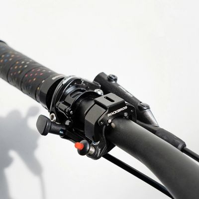 2. Dzwonek rowerowy Rockbros 34210006001 kształt C - czarny 