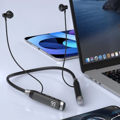 6. Słuchawki bezprzewodowe Dudao U5 Max Bluetooth z pałąkiem na szyję - czarne
