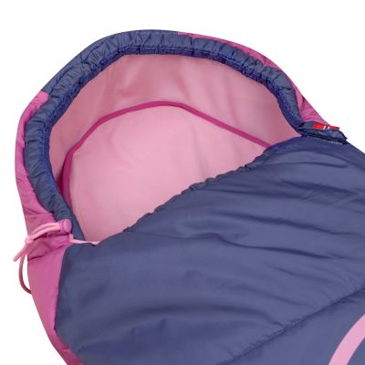 13. Śpiwór Trollkids Femund 3in1 malwowy różowy/fioletowy niebieski/dzika róża (695-242)