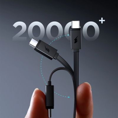 9. Powerbank Joyroom JR-PR1 10000mAh 22,5W z wbudowanym zwijanym kablem USB-C - czarny