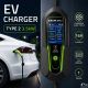 3. Qoltec Ładowarka do samochodu elektrycznego EV i hybryd z regulacją 2w1 Typ2 | 3.5kW | 230V | SCHUKO 16A | Wi-Fi | Tuya | Smart life | LCD |  5m