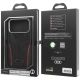 10. Etui Audi R8 Genuine Leather MagSafe do iPhone 17 Pro - czarno-czerwony