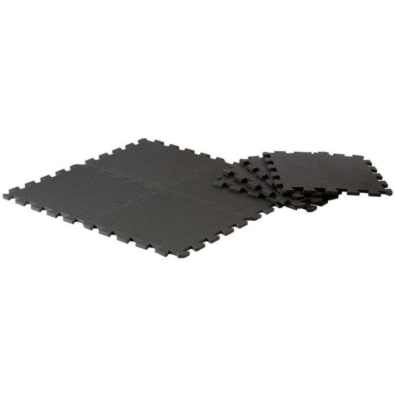 19. MATA PUZZLE POD SPRZĘT FITNESS 8SZT 30x30x0,9CM CZARNA PURE 2 IMPROVE
