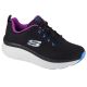 Skechers D'Lux Walker - Fresh Finesse 149368-BKPR Czarne 37