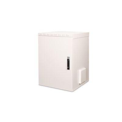 Digitus Szafa sieciowa wisząca 19" 16U rack 600x600, drzwi pełne, szary, niedzielona, złożona, IP55, 100kg