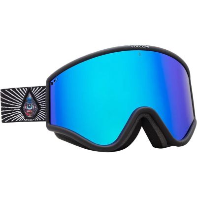 Gogle snowboardowe damskie/męskie Volcom Yae zimowe sportowe narciarskie niebieskie (VG0722319)