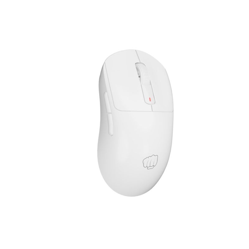 6. Mysz dla graczy Fury Tanto T4 12000DPI RGB biała gamingowa bezprzewodowa