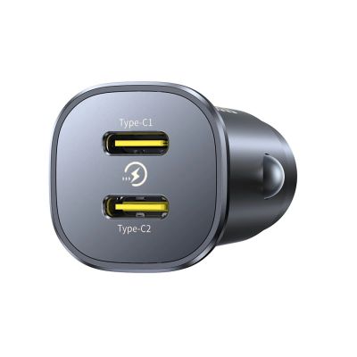 3. Ładowarka samochodowa Baseus GoTrip 2 x USB-C 30W - czarna