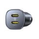 3. Ładowarka samochodowa Baseus GoTrip 2 x USB-C 30W - czarna