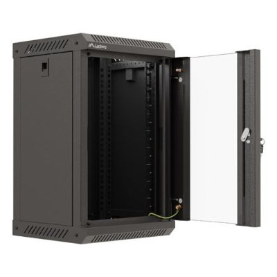 6. Lanberg WF11-3309-10B stojak 9U Szafa wisząca Czarny