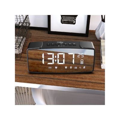 7. GREENBLUE RADIOBUDZIK BLUETOOTH 4.2, FM, AUX-IN, 6W, TEMPERATURA, ALARM, ZEGAR, AKUMULATOR 2200MAH GB200