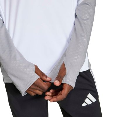 6. Bluza dla dzieci adidas Tiro 26 Competition Training Top biało-szara KA7577