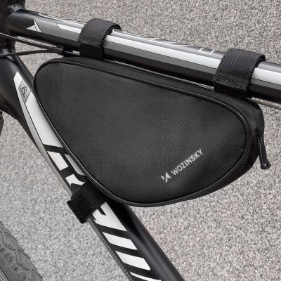 13. Wozinsky torba rowerowa na ramę roweru 1,5 l czarny (WBB11BK)