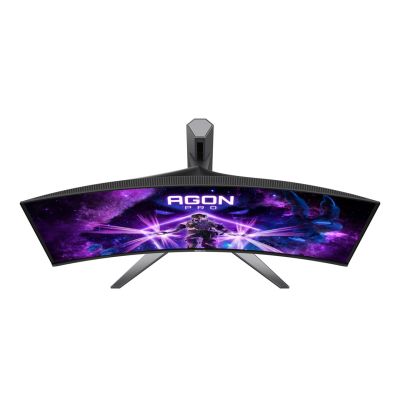 9. AOC AGON PRO AG346UCD monitor komputerowy 86,4 cm (34") 3440 x 1440 px Wide Quad HD QD-OLED Czarny, Szary