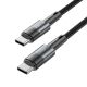 3. Kabel Tech-Protect UltraBoost USB-C / USB-C PD 60W 3A 0.25m - szary