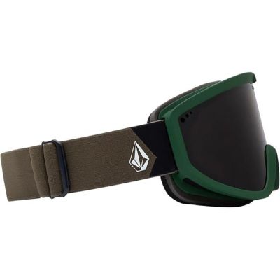 3. Gogle narciarskie damskie/meskie Volcom Footprints sportowe snowboardowe ochrona UV zielone (VG0622108)
