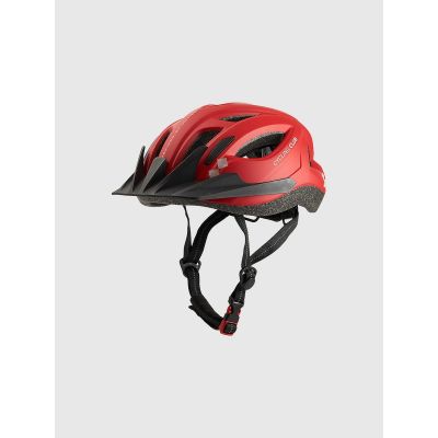 Kask rowerowy z odpinanym daszkiem dziecięcy 4F 4FJRSS26AHELU129-62S