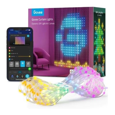 GOVEE H70B1 ZASŁONA, KURTYNA LED WI-FI, BLUETOOTH, RGBIC, IP65