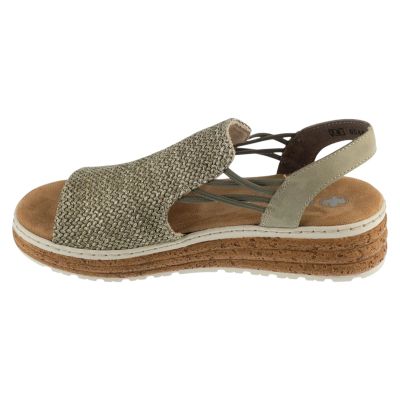 2. Rieker Sandals 62741-52 Zielone 37