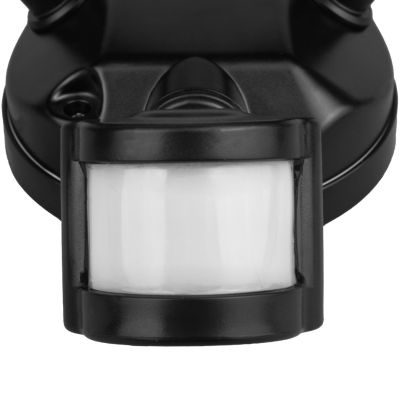 9. MACLEAN ŚCIENNA LAMPA LED, Z CZUJNIKIEM PIR, 20W, 1500LM, IP65, NEUTRAL WHITE 4000K, CZARNA MCE524 B