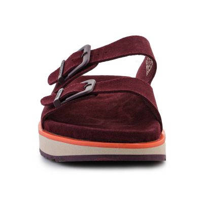 2. Klapki D.Franklin Nordic Sandal Buckle W DFSH405004-BURG