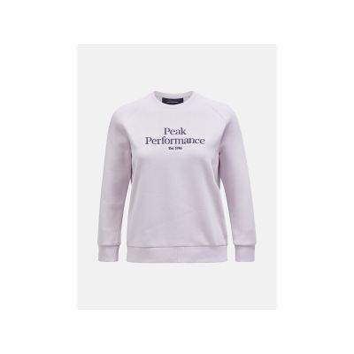 5. Bluza Peak Performance W Original Crew fioletowy
