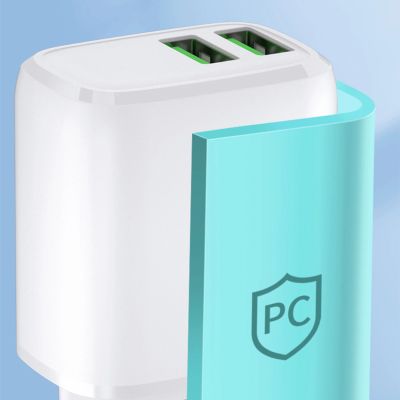 14. Ładowarka sieciowa Wozinsky CUWCW 2,4A 2 x USB-A - biała