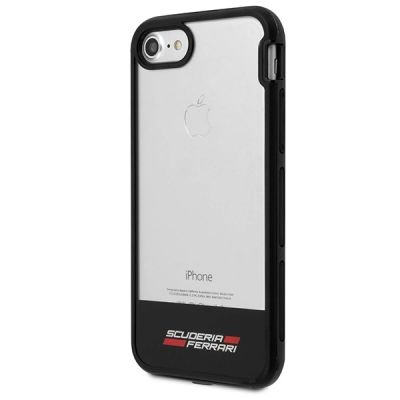 2. Etui Ferrari Racing Shield na iPhone 7 / 8 / SE 2020 / SE 2022  - półprzezroczyste