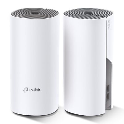2. TP-Link Deco E4 (2-pack) Dual-band (2.4 GHz/5 GHz) Wi-Fi 5 (802.11ac) Biały, Szary Wewnętrzny