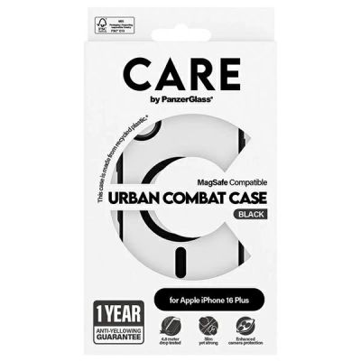 4. Etui CARE by PanzerGlass Flagship Urban Case MagSafe na iPhone 16 Plus - przezroczysty
