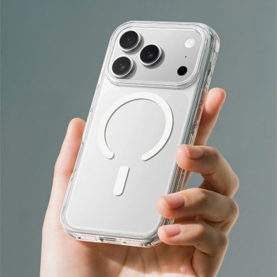 7. Etui AMAZINGTHING Titan Pro na iPhone 17 Pro kompatybilne z MagSafe - przezroczyste