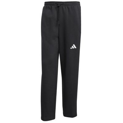 2. Spodnie męskie adidas Essentials Three Stripes Fleece Wide Leg czarne JM1770