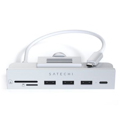 2. Satechi Aluminum USB-C Clamp Hub Pro dla Apple iMac (6 in 1)