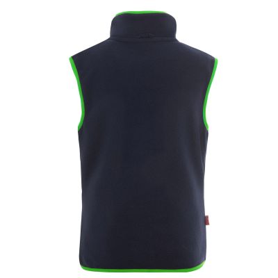 2. Kamizelka polarowa dziecięca dla chłopca/dziewczynki Trollkids Kids Arendal Vest navy/viper green (134-100)