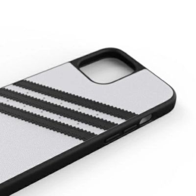 5. Etui Adidas OR Moulded Case PU na iPhone 12 Pro Max - biało-czarne