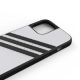 5. Etui Adidas OR Moulded Case PU na iPhone 12 Pro Max - biało-czarne